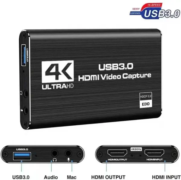 4K Audio Video Capture Card - Image 2