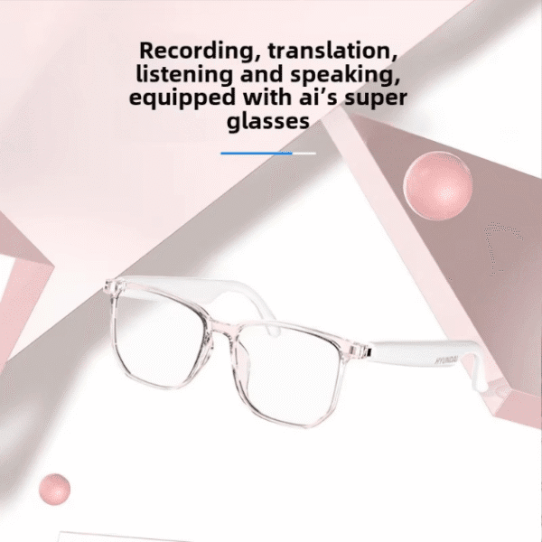 2025 Smart AI Translation Glasses 100+ Multi-Language Real-Time Interpretation Smart Glasses Listening Songs Answering - Image 4