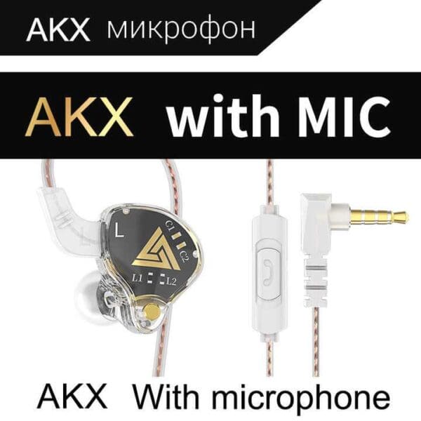 2025 New Electronics Waterproof ENC Earbuds AUX Wired Earphones for Apple PC Gaming Headset Sport Heavy Bass Dynamic Headphones - Image 3