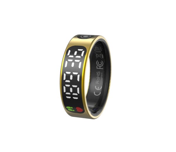 TK9 Smart Ring Health Ring - Smart Rings for Women Men, Fitness Tracker Ring with LED Display Screen - Image 2